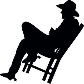 Elegáns fa kép a falon - COWBOY | SENTOP