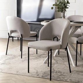 Szék szürke/fekete színben. BROS