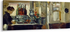 Kép - Style of Edouard Manet, Bon Bock Cafe, reprodukciók (120x50 cm)