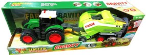 Gravity Arató Traktor Lendkerekes 42 Cm Hosszú Tologatós Játék Zenél és Világít !