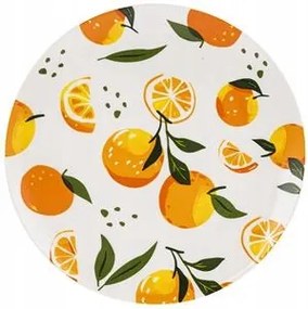 Ebédlő porcelán tányér 26,5 cm tavaszi narancs Oranssi Florina