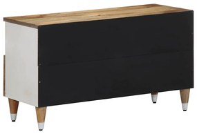 tömör mangófa TV-szekrény80x33,5x46 cm