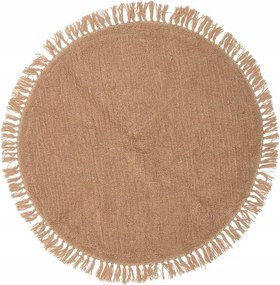 Bloomingville Lenea Gyapjú szőnyeg 110 cm Barna