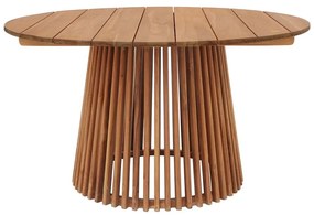 Teakfa kerek kerti étkezőasztal ø 120 cm Lorca – House Nordic