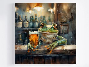 Poszter Grafika Béka Sör Pub Kocsmák Ital Bár 40x40