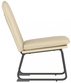 vidaXL Krémszínű szövet pihenőszék 52 x 75 x 76 cm