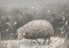 Poszter 100x70cm Buja bárány