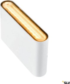 SLV 1007143 OVAL Modern Kültéri Fali Lámpa Fekete, Átlátszó LED IP65