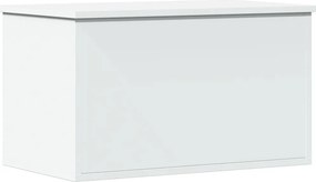 vidaXL fehér szerelt fa tárolóláda 60 x 35 x 35 cm