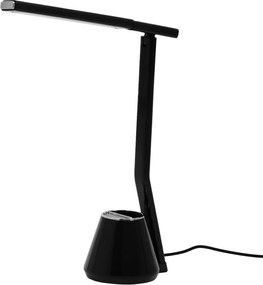 KAJA K-BL1066 CZARNY KIKI Ezüst Színű Asztali Lámpa 8W LED 700Lm 3000-6000K IP20
