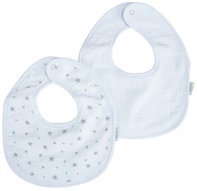 Fehér muszlin előke szett 2 db-os – Bébé Douceur