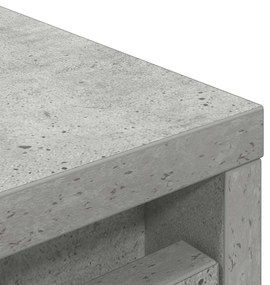 betonszürke szerelt fa cipőszekrény 29,5x34x76 cm