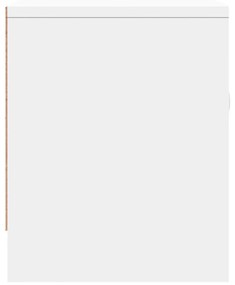 fehér szerelt fa TV-szekrény 102x30x37,5 cm