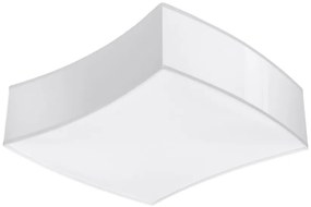 SOLLUX SL-1054 SQUARE NĂ©gyzetes Mennyezeti LĂĄmpa FehĂ©r E27 IP20