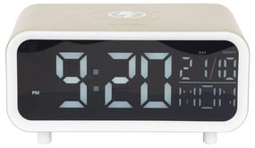 Digitális ébresztőóra vezeték nélküli töltővel Chunky LED – Karlsson
