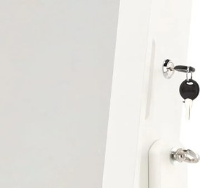 Ékszertartó szekrény tükörrel 34 x 35,5 x 120 cm