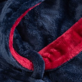 Fürdőköpeny Roger Women Navy Red M