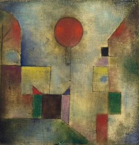 Reprodukció Red Balloon, 1922 (no 179), Paul Klee