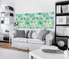 Fotótapéta Geometrikus rombuszok absztrakt mozaik kaleidoszkóp 250x104 +ragasztó