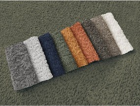 Zöld buklé sarokkanapé (bal oldali-heverő résszel) Azra – Bobochic Paris