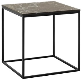 Adore Furniture Kávésasztal 52x50 cm fekete AD0160