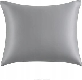 Selyem párnahuzat 50x70 eperfa selyem szürke