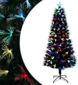 vidaXL Mű karácsonyfa 250 LED-del állvánnyal Zöld 210 cm PVC