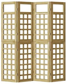 Külső Képernyő – 4 Panel, Kezelt Fenyőfa