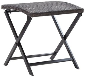 barna összecsukható polyrattan ülőke