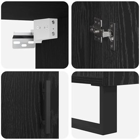 Magasfiú Musta tammi 69.5 x 34 x 90 cm Faanyag