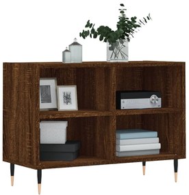 barna tölgy színű szerelt fa TV-szekrény 69,5x30x50 cm