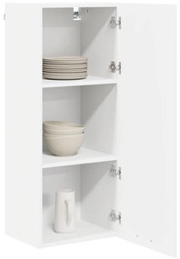 Függő szekrény polcokkal Riga Fehér 40 x 31 x 100 cm Faanyag