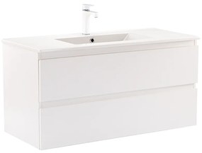 Vario Forte 100 alsó szekrény mosdóval fehér-fehér