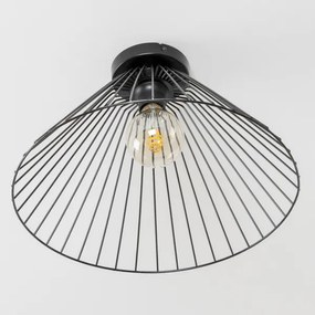 Brilagi - LED felületre szerelhető mennyezeti lámpa CERIA WIRE 1xE27/40W/230V Ø 45 cm fekete