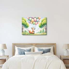 Kép – Boldog róka (70x50 cm)