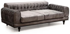 Design ágyazható kanapé Rococo 220 cm antracit