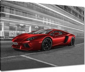 Vászonkép 80x60 Piros autó