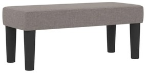 Box Spring Ágy matraccal és paddal Taupe 80x200 cm Szövet