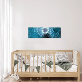 Kép - Glacier (órával) (90x30 cm)