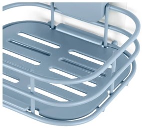 Világoskék öntapadós fém szappantartó Grena – Compactor