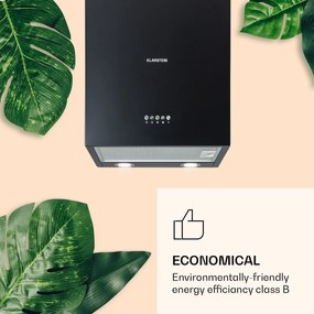 Klarstein Monumenta, falra szerelhető páraelszívó, alumínium, 559 m³/ó, LED, B energiahatékonysági osztály