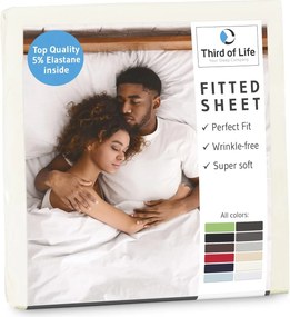 Bene gumis lepedő 70x140 cm – természetes pamut, jersey