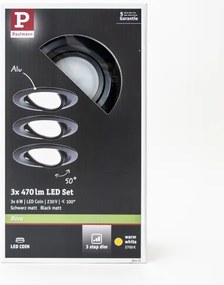 Paulmann 94472 - KÉSZLET 3xLED/6W IP23 Dimmelhető fürdőszobai lámpa NOVA 230V