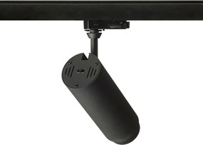 RENDL FOCUS 20 ZOOM DIMM háromáramkörös sínre fekete 230V LED 20W 10 60° 3000K 4000K 5000K