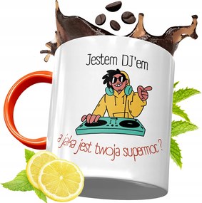 Narancssárga Bögre Dja Ajándék fényképes nyomtatással