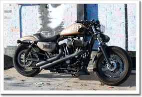 Poszterek keretben 60x40 Erőteljes motorkerékpár