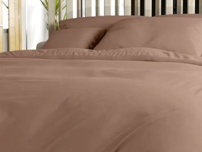 Pamut ágynemű LUX barna hotelzsebbel Ágyneműhuzat mérete: 70 x 90 cm | 140 x 200 cm