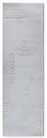Krémszínű futószőnyeg 80x240 cm Chappe Cream White – Elle Decoration