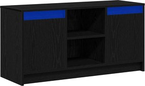 vidaXL TV egységek Fekete 100 x 34 x 50 cm Faanyag