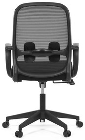 Fekete Szövet Irodai Szék Hinta Mechanikával. KA-S424 BK